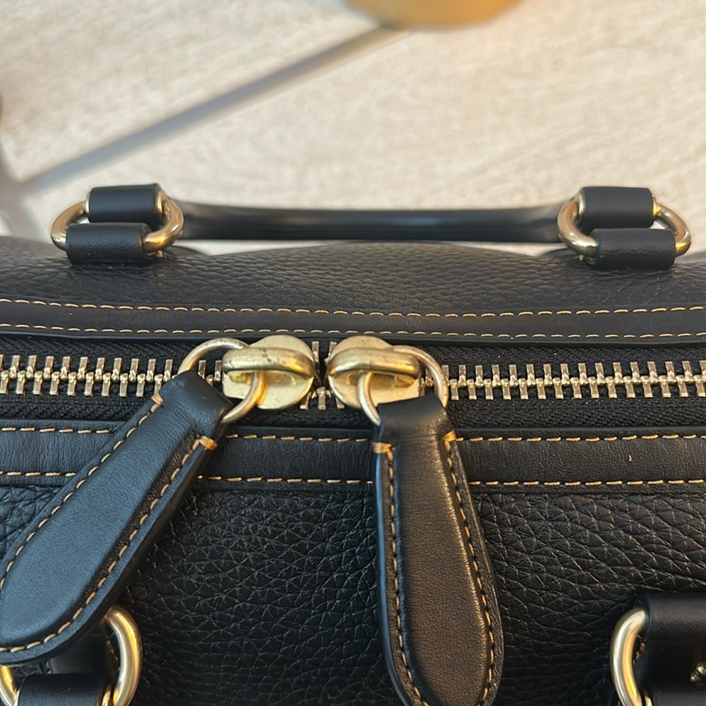 Coach Ruby 25 Satchel, Black with Gold Hardware - Picture 9 of 15